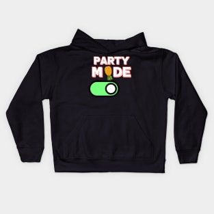 Party Mode On READY TO PARTY  Upside down Pineapple Funny Swinger Couple Kids Hoodie